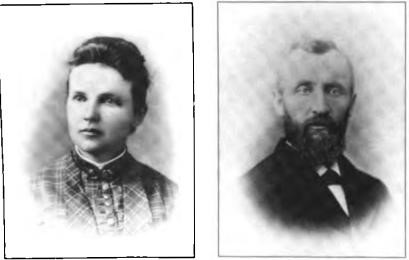 Charlotte and Samuel Shurtleff in about 1885. Thought to be taken at the time of their marriage—from Roy Shurtleff's family collection.