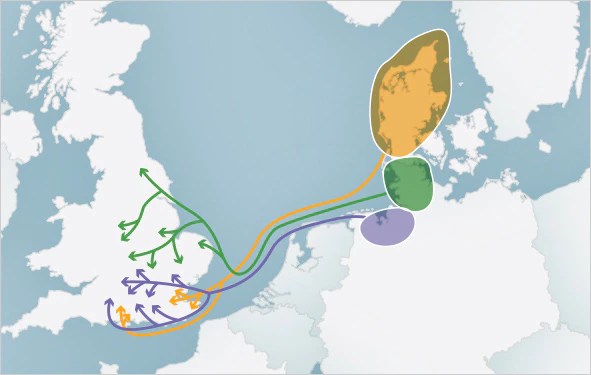 Invasion of Germanic tribes after 410 A.D.