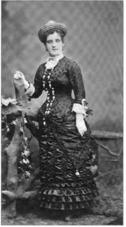 Fannie Lawton after her marriage in 1884.