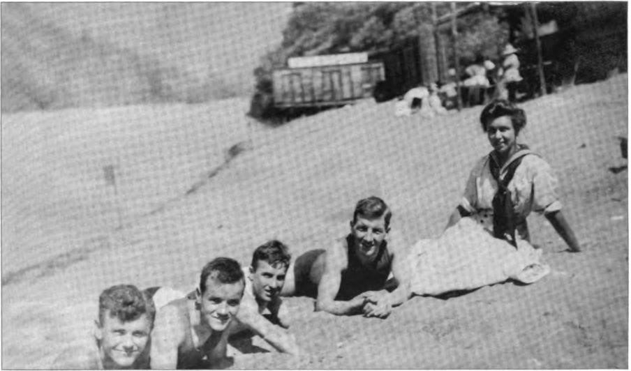 Hazle may have been single in those days but was rarely alone, circa 1910