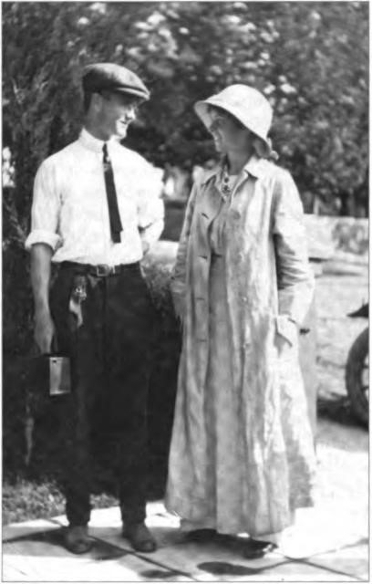 Roy Shurtleff and Hazle Lawton at Nevada City in 1912