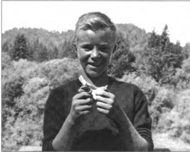 Happy and eager young Bob Shurtleff, oldest of Rose and Gene's three children, circa 1951.