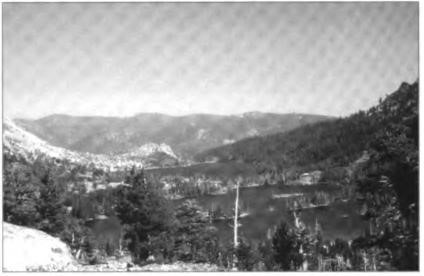 The spectacular Echo Lake that the last of the Shurtleff family reluctantly left in 1992.