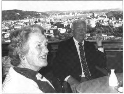 Gene and Betty on one of their many fabulous outings, Sweden, July 1988.