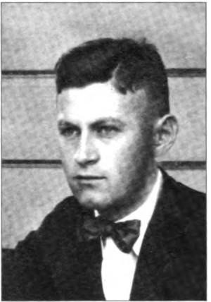 Young Charles Elwood Meek, Jr., at about age 20. He and his wife "Dode" had no children, so he was the last of our Meek family line.