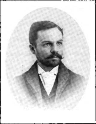 An early portrait of Herbert Sargent Martin, taken by his mother, lean, in Georgetown, probably at the time of his wedding to Jessie in 1893.