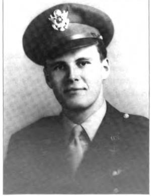 Roland Martin, Jr., the youngest pilot ever to get his wings in the United States Air Corps, circa 1942.