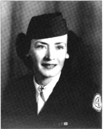 Birnelyn in her Red Cross uniform in Washington, D. C., August 1943.