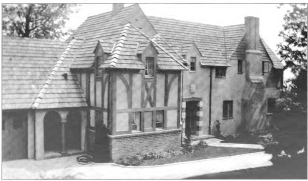 Harry and Joyce built their dream house in Seattle overlooking Lake Washington. The Lawton family crest is imbedded above the front door at 3146 Lakewood Avenue. Circa 1927
