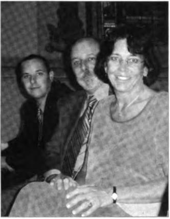 Left to right: Joshua and Mark Cyker, and Diane McAdams.