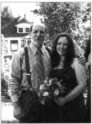 Mark Cyker at age 50 and daughter, Ariel Cyker at age 20, circa 2004.