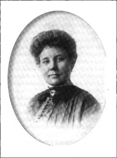 Ed's mother, "Minnie" Jackson, early 1900s. She was a rec¬ognized pioneer in civic affairs in Sheridan, Wyoming, circa early 1900s. She died in 1972 at the age of 101.