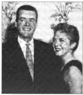 Bill Lawton and his first wife, Sally Joy Saunders, 1957.