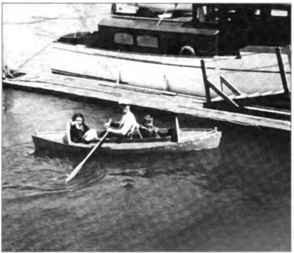 In 1936 Don purchased a used 12-foot-long double-ended rowboat technically called a skiff. In 1946, at age 52, he attempted to row alone 65 nautical miles up the Pacific Coast to the Russian River. The trip was a near disaster, but Don saved both himself and his capsized skiff.
