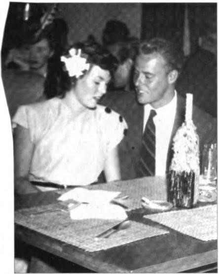 Ed Martin and his young and beautiful bride, Jeanne Willi Circa 1946.