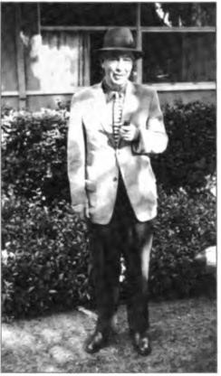 Ed Martin, with hat and pipe, as many will remember him, circa 1938.