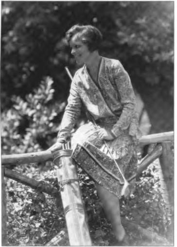 Helen at the Orinda Country Club after a round of golf with Ed, circa 1927-28.