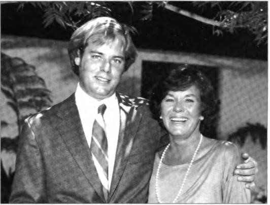 Jeff Martin and Willi at Jeff's wedding in Woodside, California, May 1981.