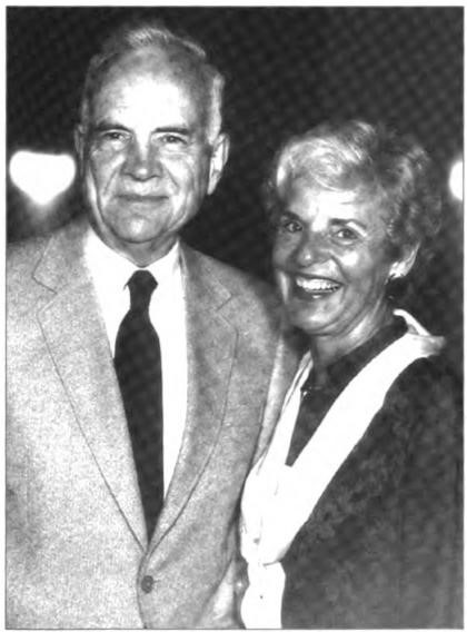 Jim and Marilyn Zurcher in 1986 in Gresham, Oregon, after Jim's retirement from the U.S. Navy. Vicki's brother was get¬ting married in Gresham, and Jim and Marilyn came down for the wedding.