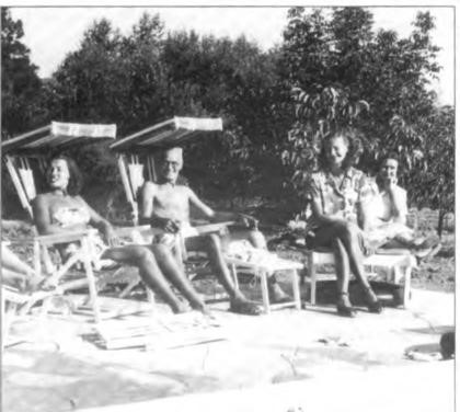 In 1944 the Peets moved to Lafayette and installed their own pool for Mardy and family and friends—all of whom loved to visit and swim.
